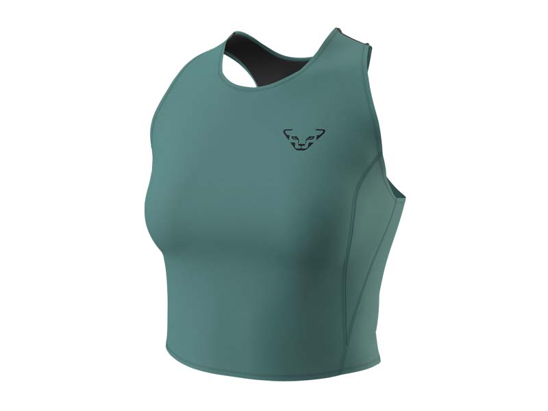 Trail Crop Top W - Atlantic