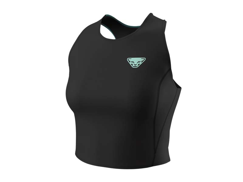 Trail Crop Top W - Black
