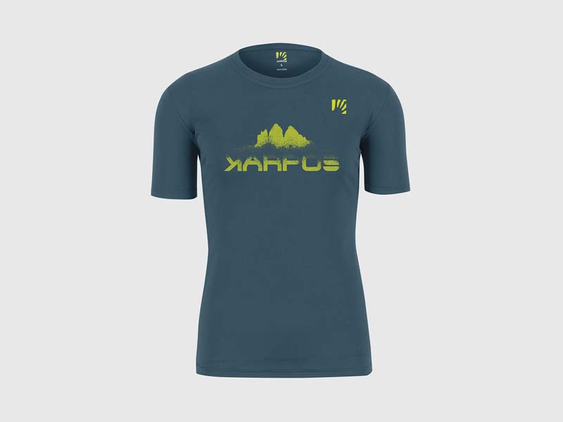 Loma Evo Print T-Shirt - Blu